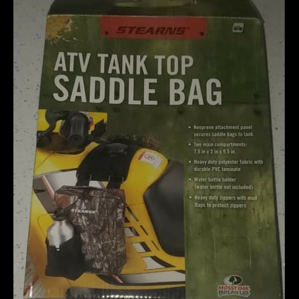 NWT ATV Tank Top Saddle Bag